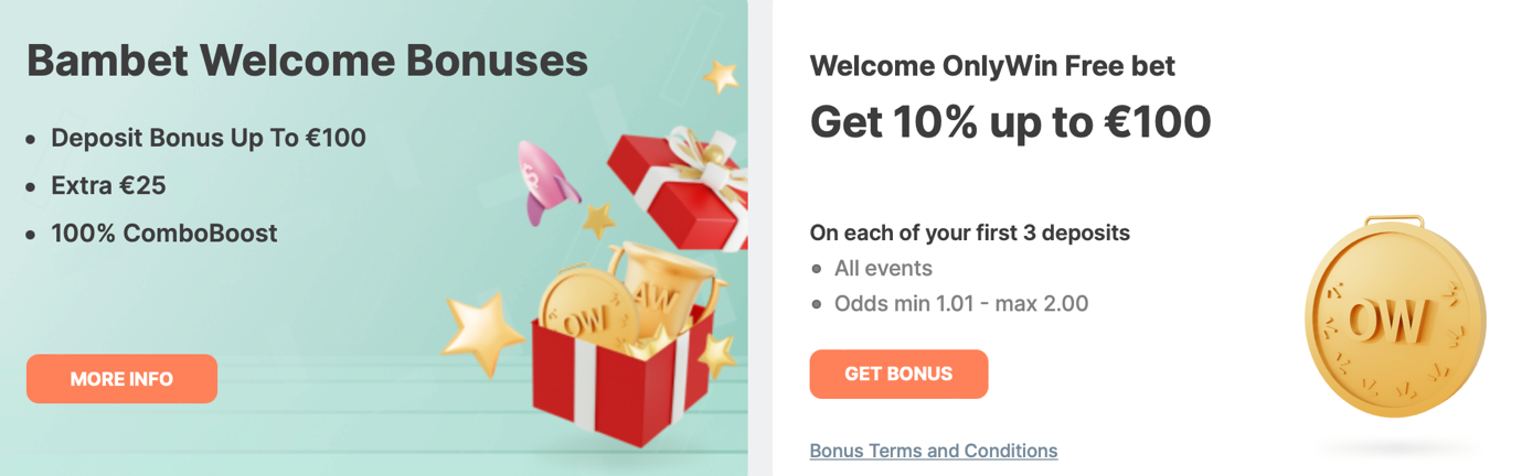 bambet welcome bonuses